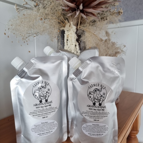 Nannilicious Raw Goat Milk - Value Pack (3 x 1000 ml OR 6 x 500 ml)